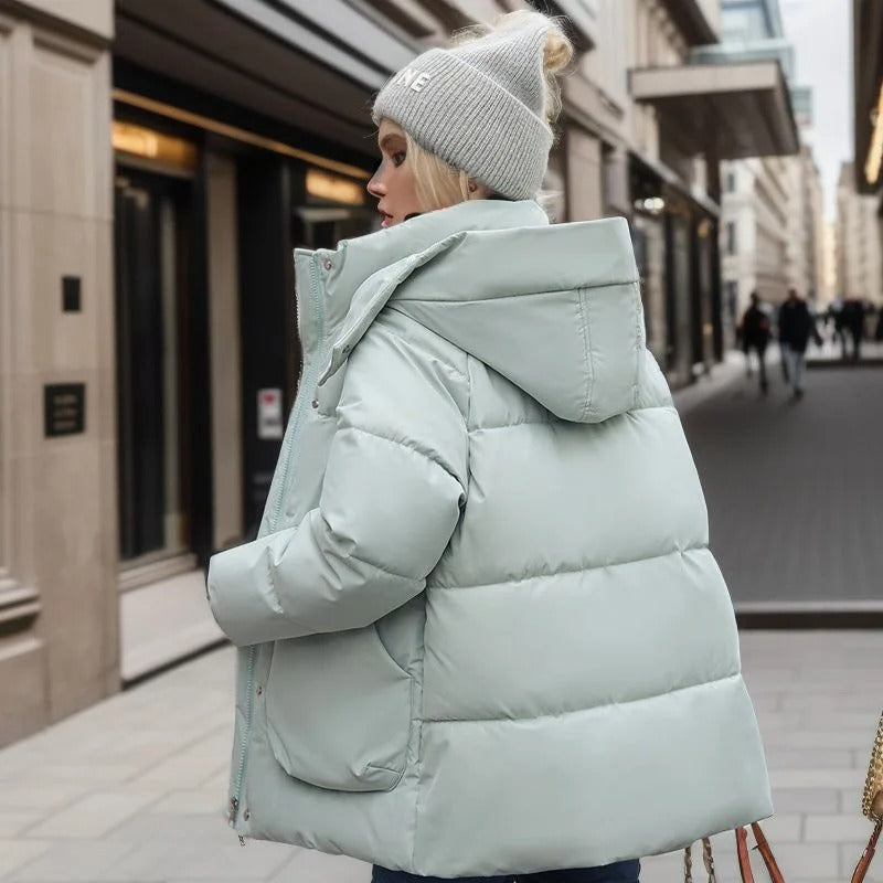 Lena - Warme Steppjacke mit Kapuze