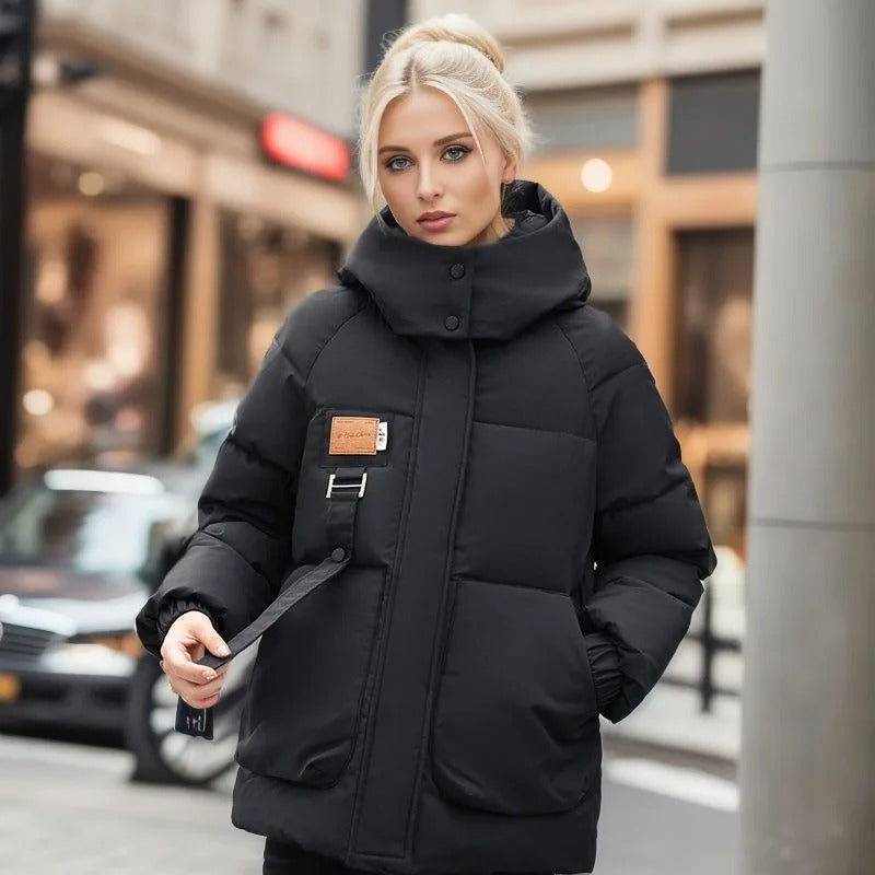 Lena - Warme Steppjacke mit Kapuze