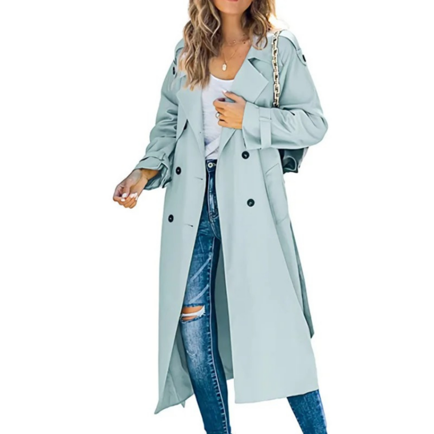 Ella - Klassischer Trenchcoat mit Gürtel