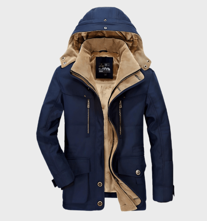 Stylische Herrenjacke für Outdoor-Abenteuer und Freizeit.