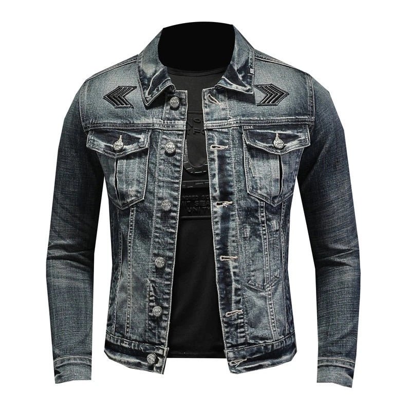 Gabriel | Robuste Herren-Jeansjacke | Grau