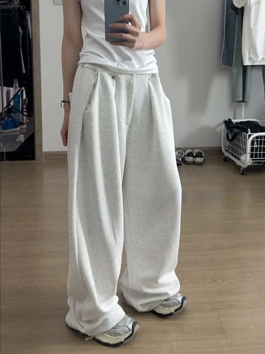 Hamburg | Damen Oversized Sweatpants | Schwarz