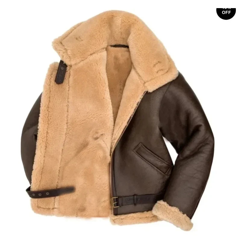 Hochwertige Herrenjacke im ikonischen Aviator-Stil.