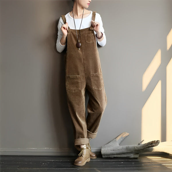 BLAKELY Retro-Stil Cord-Overall